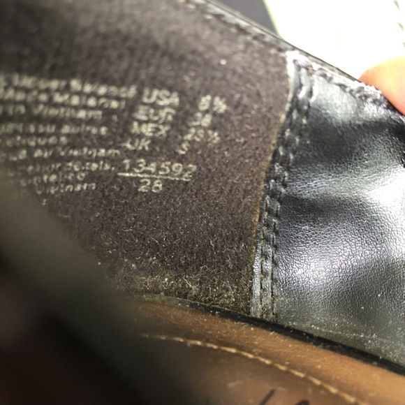 DEXFLEX by Dexter Heels Size 6.5 Round Toe Herringbone - Picture 8 of 11